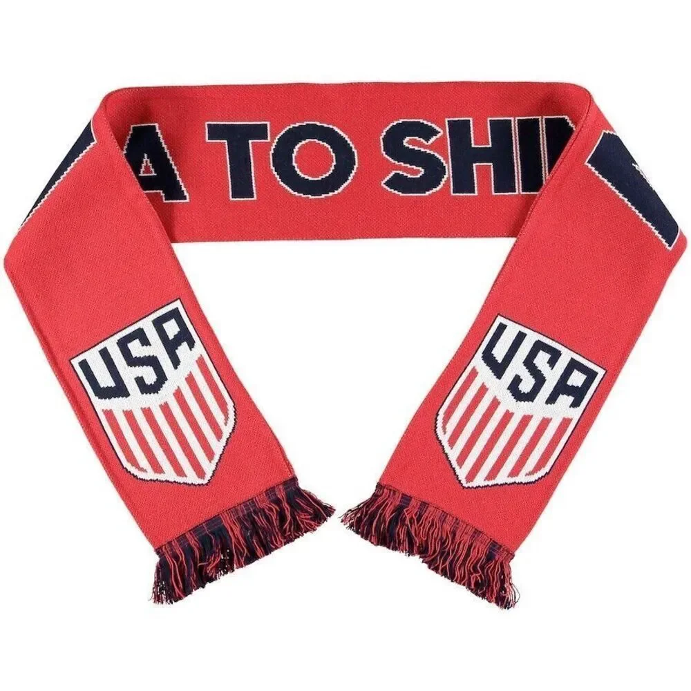 NWT Ruffneck USA Soccer Football Patriotic Scarf World Cup FIFA